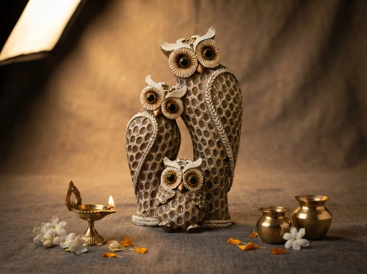 No ML 53 Owl Statue (In)